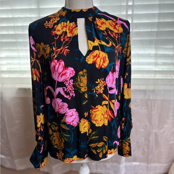 Whistles Digital Bloom Print Blouse, Size 4 - Picture 4 of 12